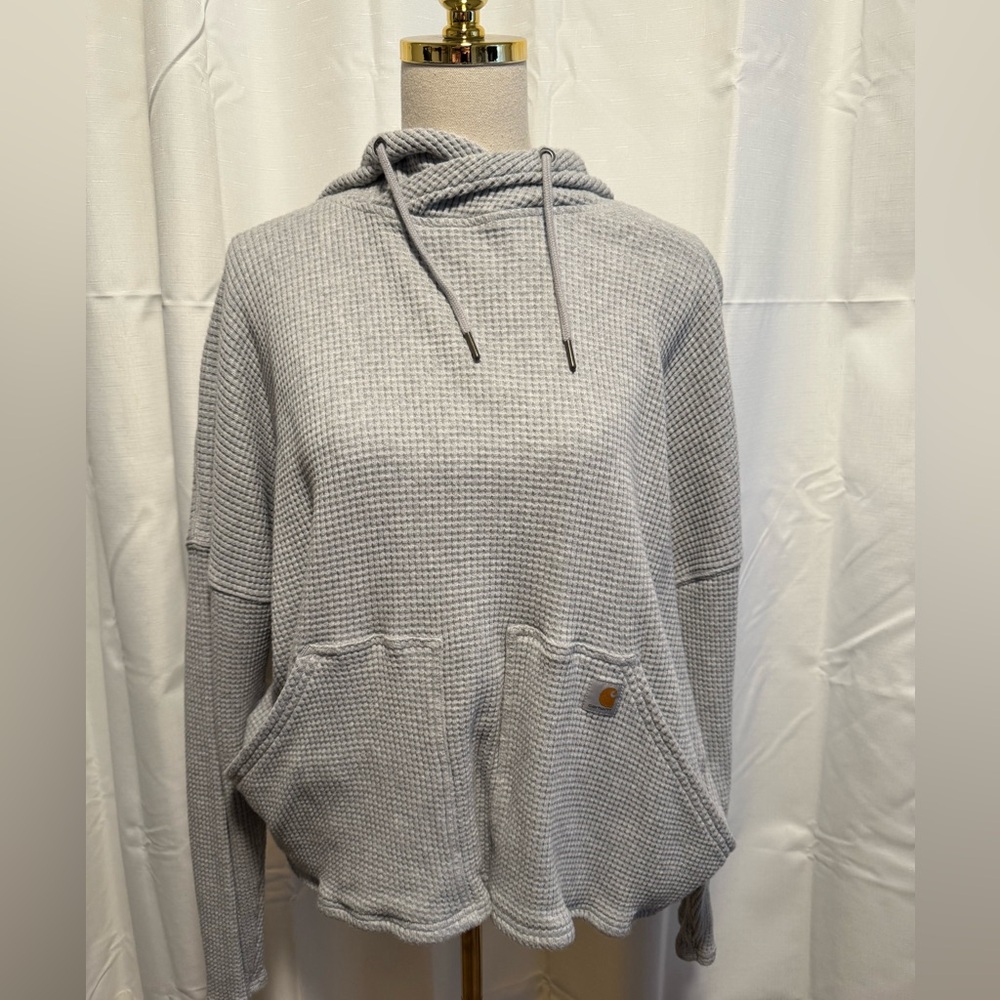 Carhartt waffled pullover. Hood. Never worn‎